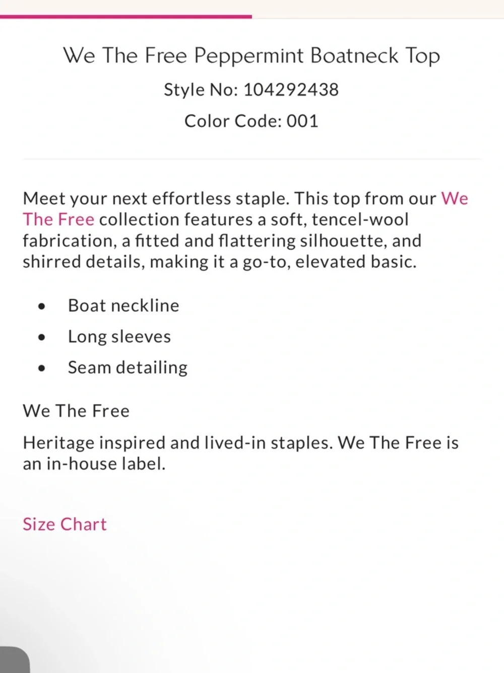 We The Free Black Peppermint Boatneck Top - Picture 4 of 10